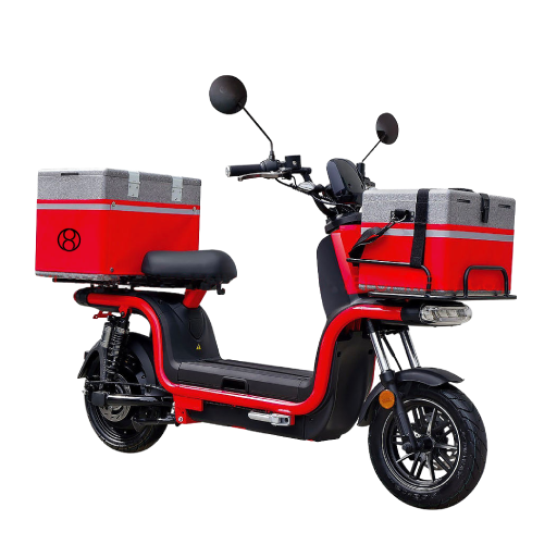 High-Capacity Electric Food Delivery Bike