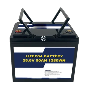 25.6V 50Ah LiFePO₄ Battery