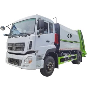Rear-Loading Hydraulic Garbage Compactor Truck
