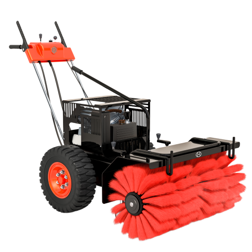 Walk-Behind Power Sweeper with Rotating Brush