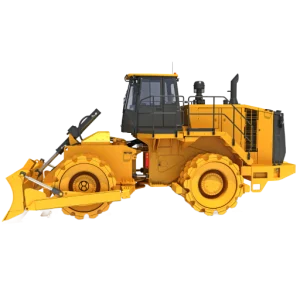 Heavy-Duty Soil Compactor with Padfoot Drum